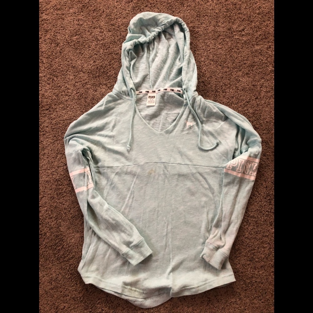 Pink Victoria’s Secret Hooded Top